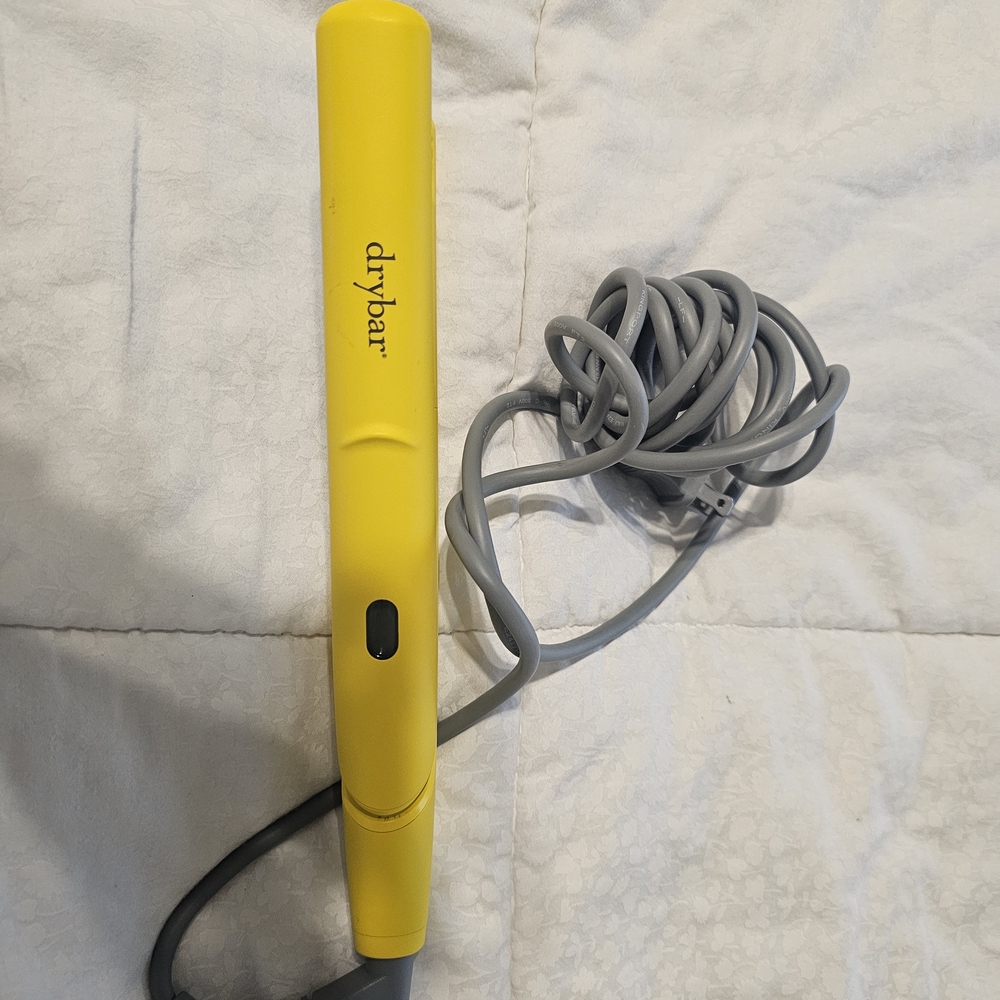 Drybar Vibrant Yellow Styling Wand with Gray Cord